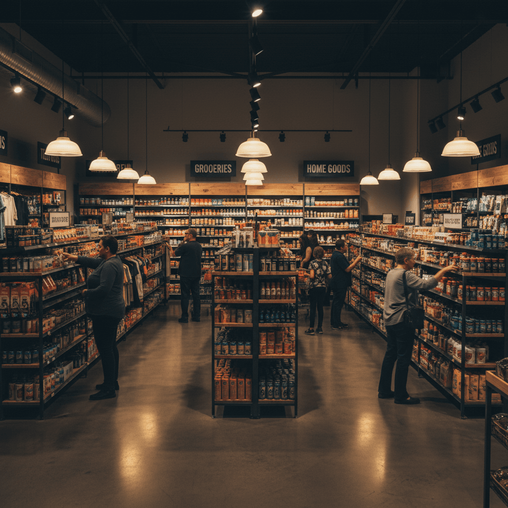 Inside Thelmas Shops retail environment